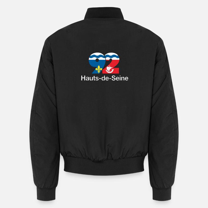 Hauts de seine - Unisex Bomberjacke - Schwarz