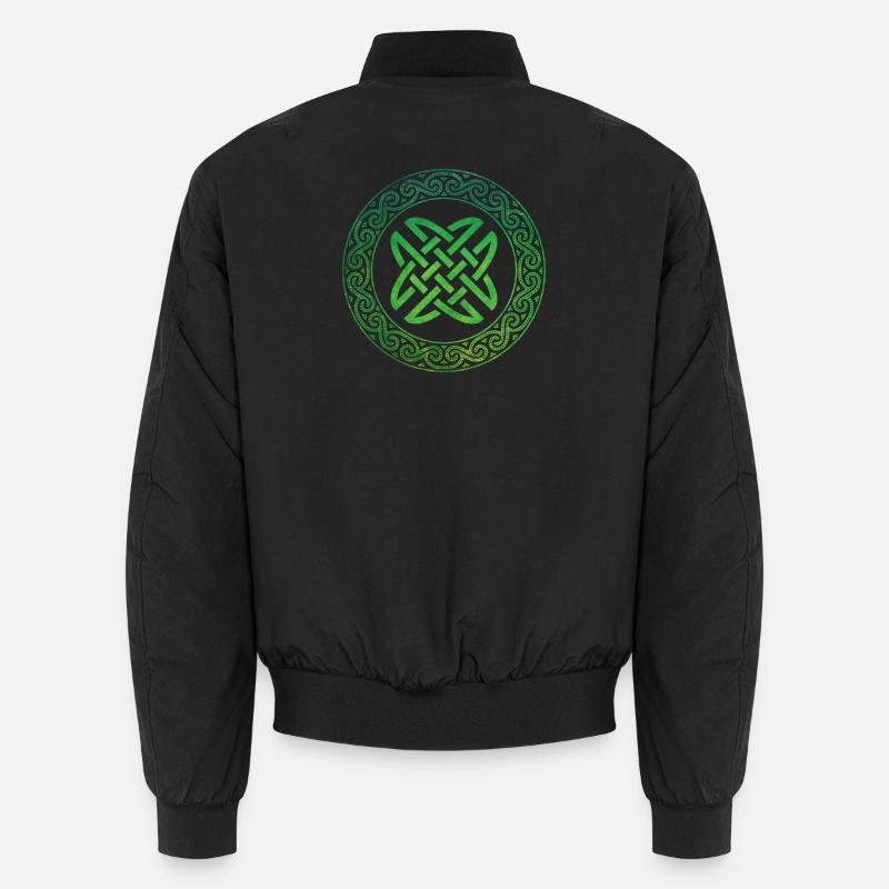 Celtic Knot - Unisex Bomber Jacket - black