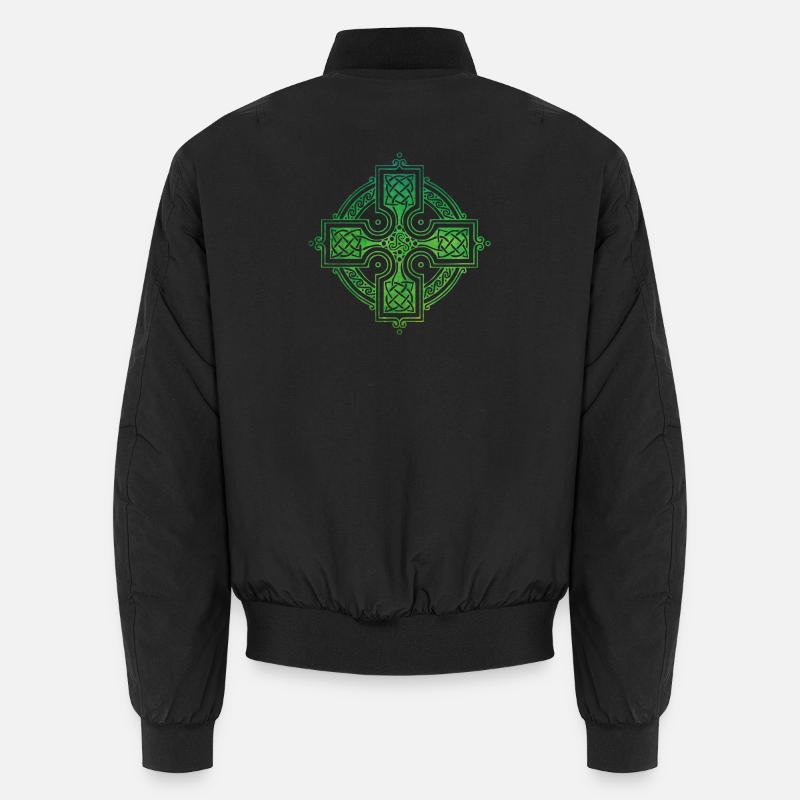 Croix celtique - Bomber unisexe - noir