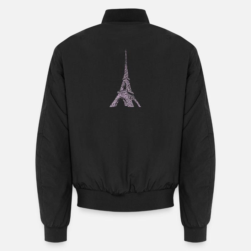 Paris Eiffel Tower Unisex Bomber Jacket