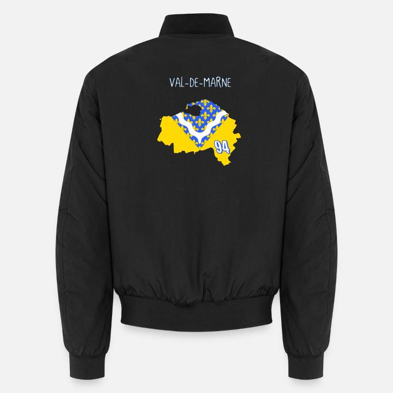 Val de Marne - Unisex Bomberjacke - Schwarz