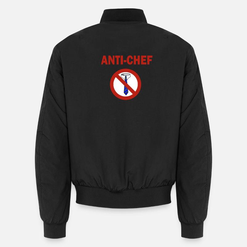 Anti-chief - Unisex Bomber Jacket - black