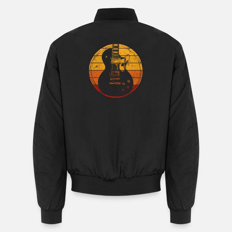 Electric Guitar - Unisex Bomberjacke - Schwarz