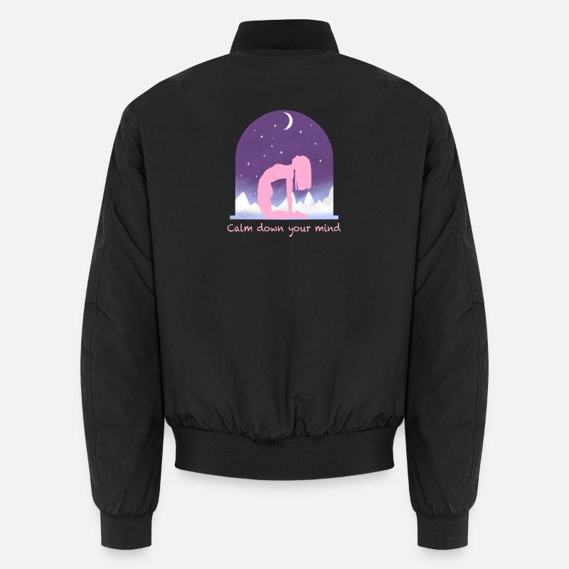 Yoga - Bomber unisexe - noir