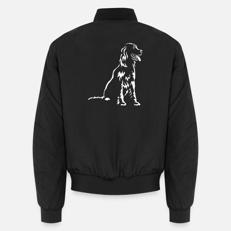 Gordon Setter « Black Edition » Bomber unisexe