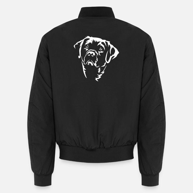 Labrador Head "Black Edition" Unisex Bomber Jacket