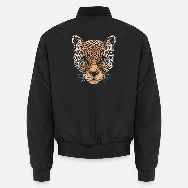Leopard Gepard Jaguar Unisex Bomberjacke