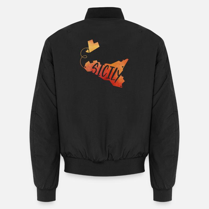 Sicily - Unisex Bomber Jacket - black