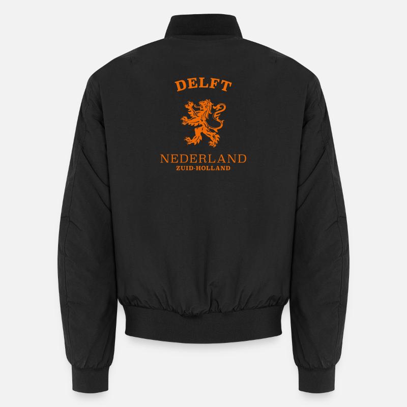 DELFT Niederlande Netherlands - Unisex Bomber Jacket - black