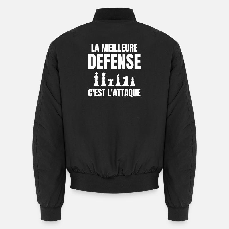 échec, échec et mat, joueur d'échecs Bomber unisexe