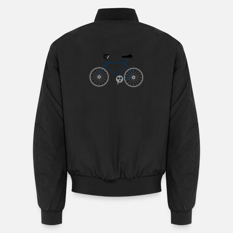 Le vélo du dimanche - Bomber unisexe - noir