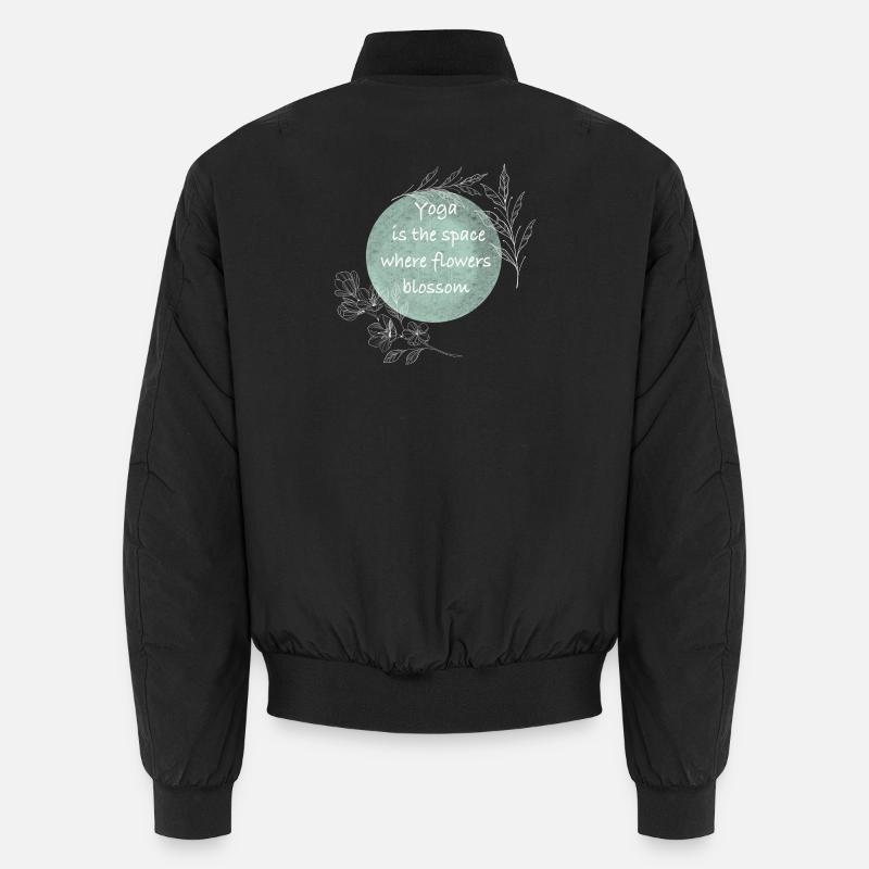 Salle de Yoga Fleur Fleur Bomber unisexe