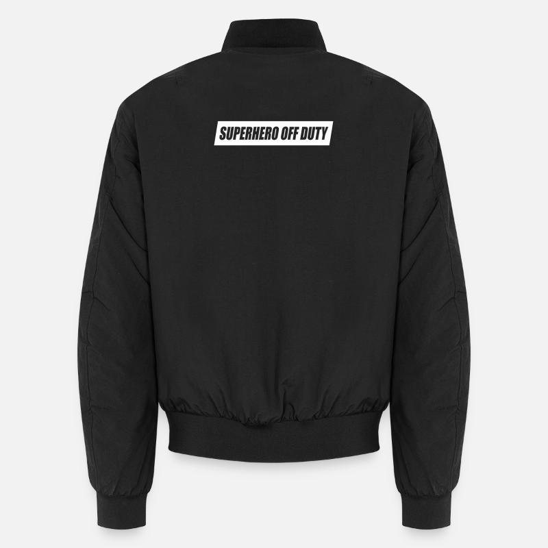 Superheld In Zivil Superhero Off Duty Superhelden Unisex Bomberjacke