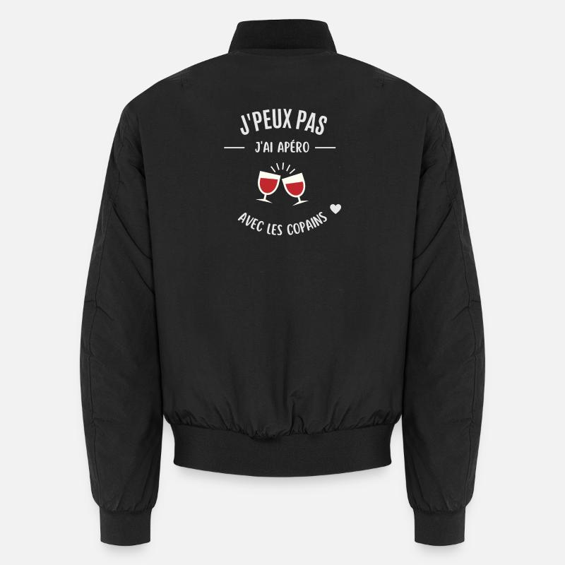Je peux pas j'ai apéro avec les copains Bomber unisexe