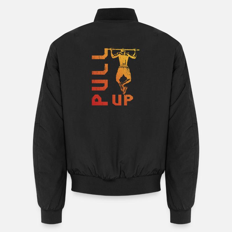 Silhouette de traction en dégradé Bomber unisexe