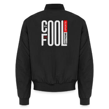 SPORTS EXTRÊMES COOL ET FOUS - Bomber unisexe - noir - Dos - AI Model Male 185 light (185cm)