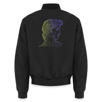 David Michel-Ange - Bomber unisexe - noir - Dos - AI Model Male 185 light (185cm)