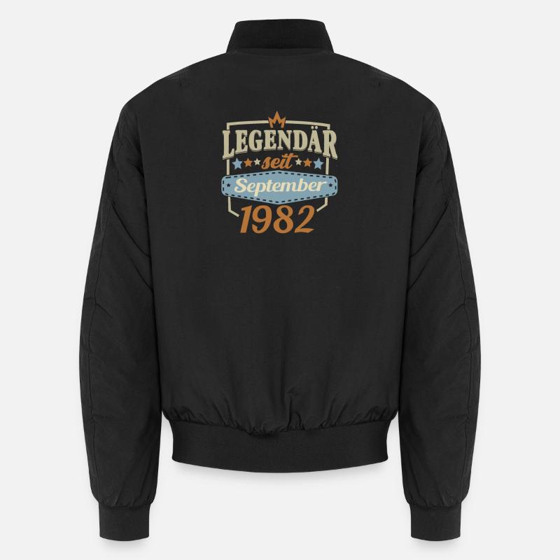 Legendär seit september 1982 Geburtstag Unisex Bomberjacke