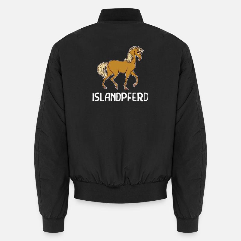 Islandpferde Spruch Pferde Haflinger Pferdefan Unisex Bomberjacke