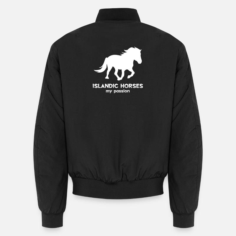 Pferde Statement Islandpferde Isländer Pferdeliebe Unisex Bomberjacke