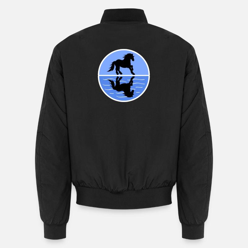 Cool Haflinger Pferde Islandpferde Pferdenarr Unisex Bomberjacke