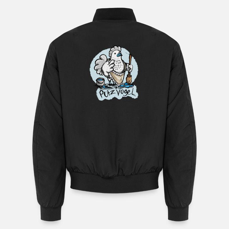 Mein Putzvogel Unisex Bomberjacke