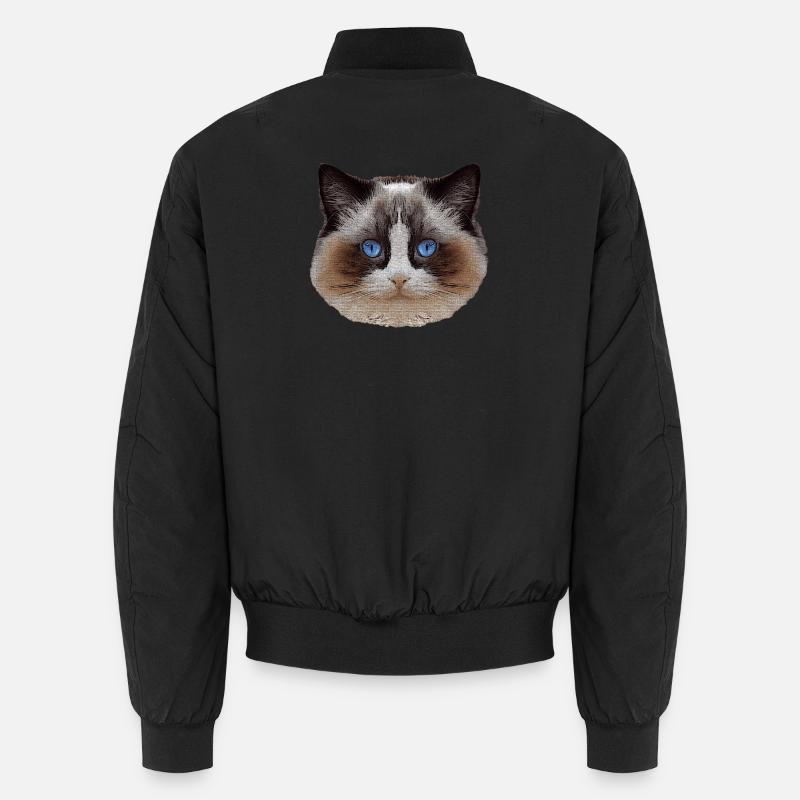 Ragdoll, samtpfote, Katzen design Unisex Bomberjacke
