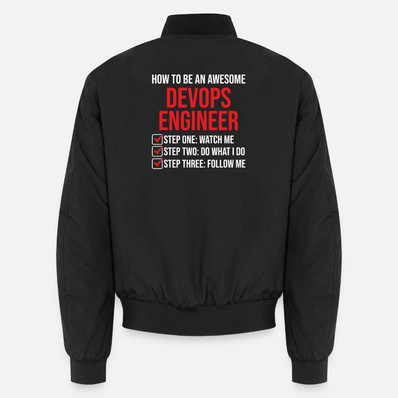 DevOps Ingenieur Motivation Zitat T-Shirt Unisex Bomberjacke