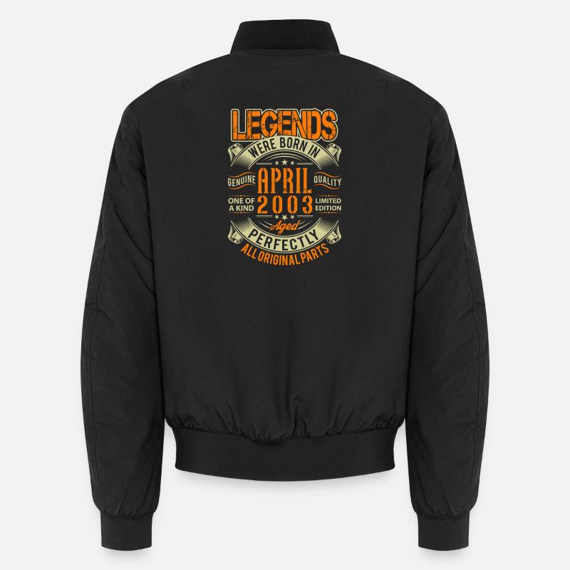 2003 April Birthday Legend Unisex Bomber Jacket