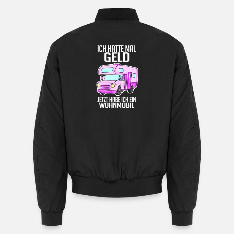 Wohnmobil Wohnwagen Campen Camping Unisex Bomberjacke