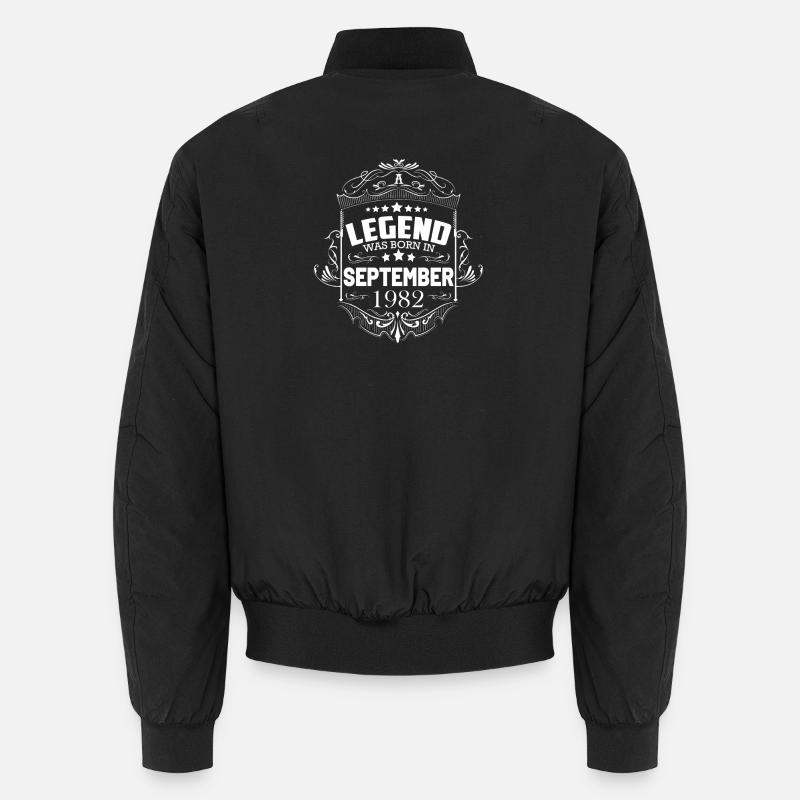 A legend was born in September 1982 Unisex Bomber Jacket