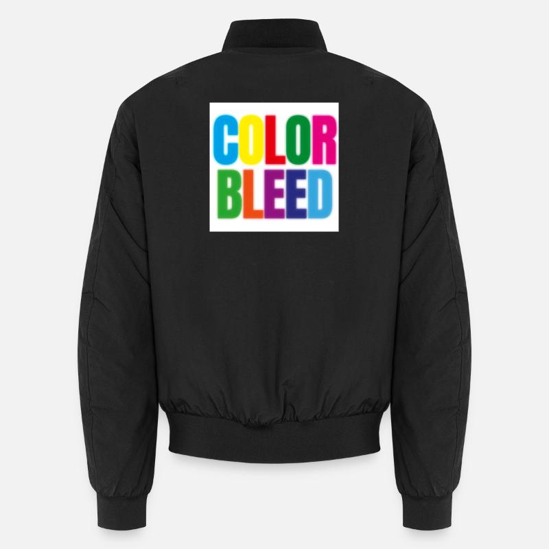 ColorBleed - Unisex Bomberjacke - Schwarz
