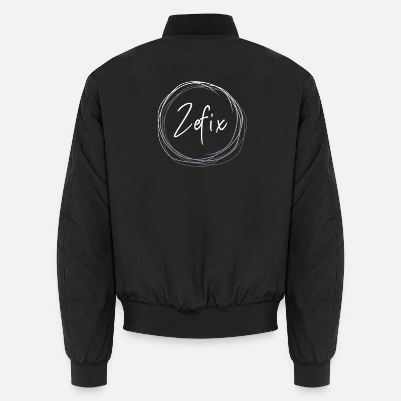 Zefix - Unisex Bomberjacke - Schwarz