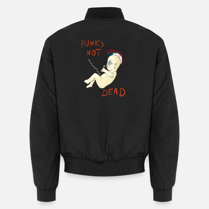 Punks Not Dead Unisex Bomber Jacket