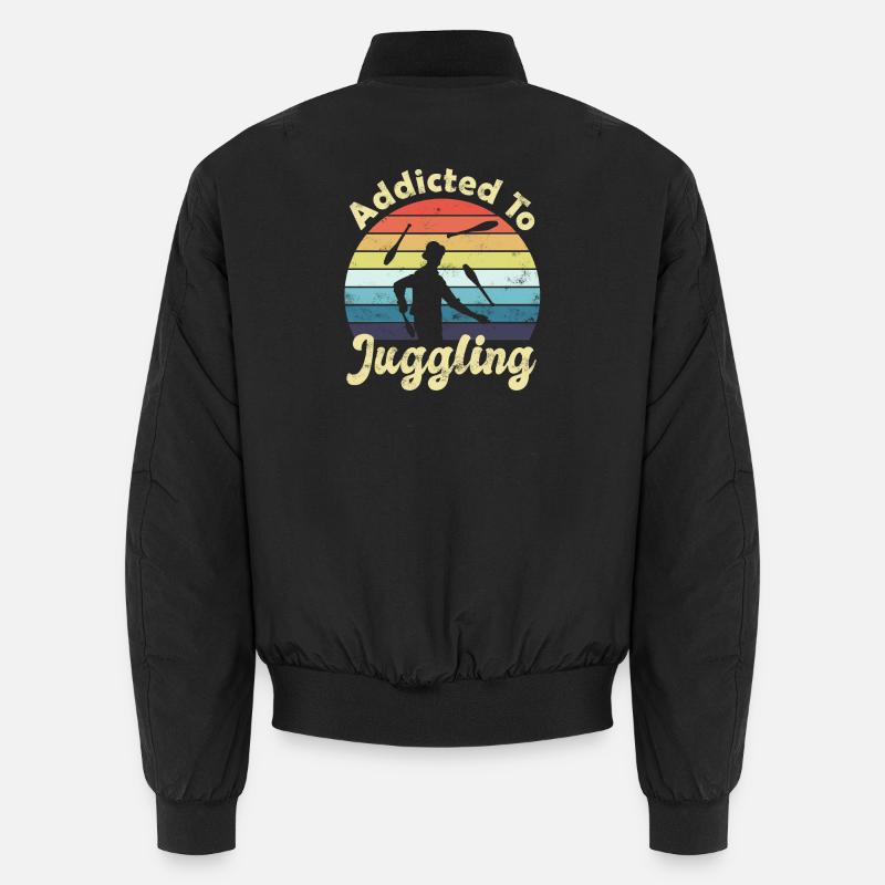 Juggling Juggler - Unisex Bomber Jacket - black
