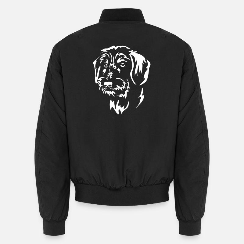 Dackel Kopf "Black Edition" Unisex Bomberjacke