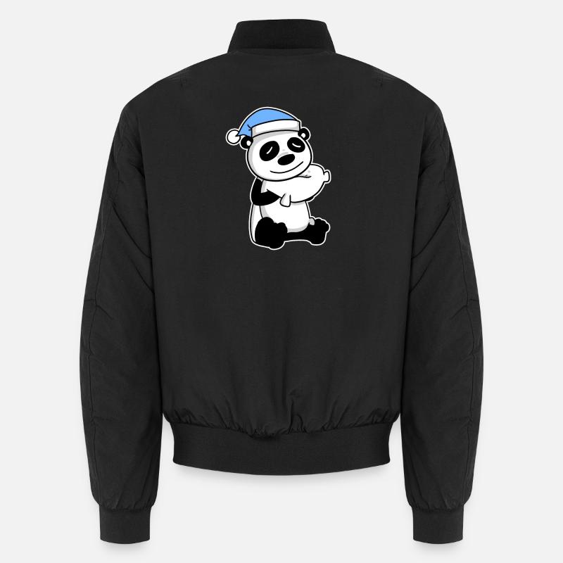 Panda Bébé - Bomber unisexe - noir