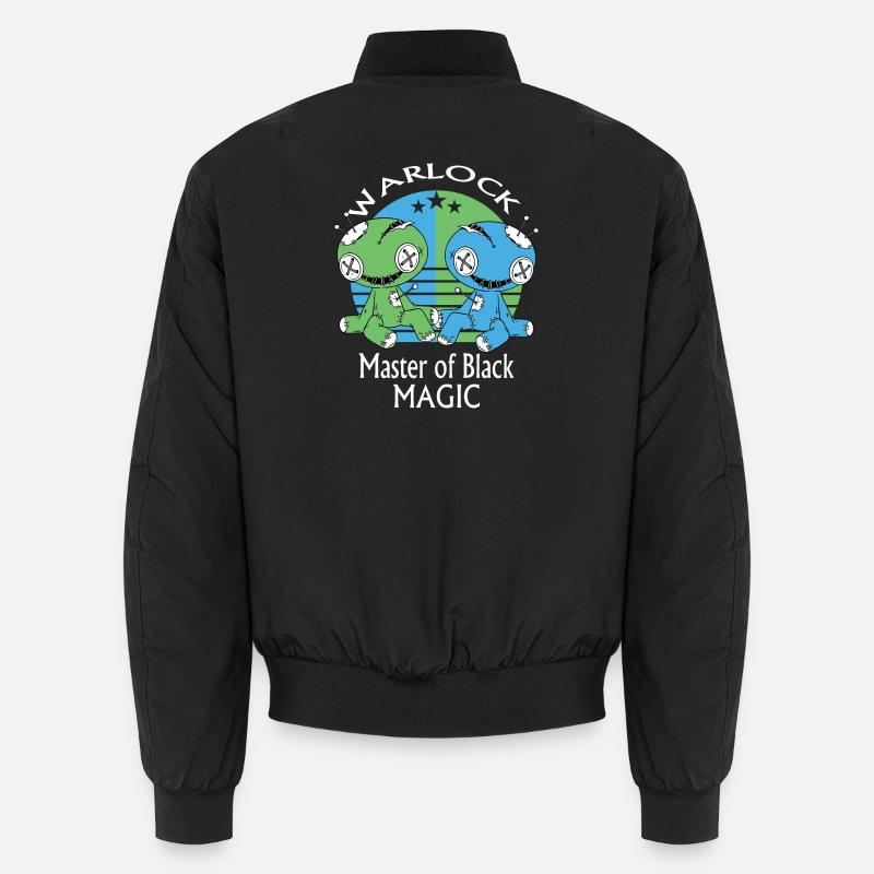 Warlock, poupée vaudou - Bomber unisexe - noir