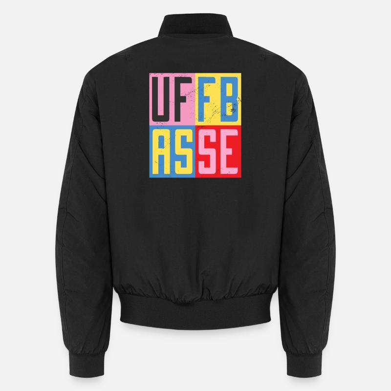 Conception Uffbasse - Bomber unisexe - noir
