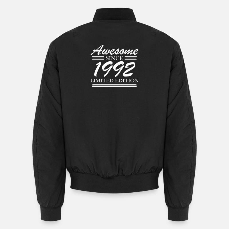 1992 - Bomber unisexe - noir