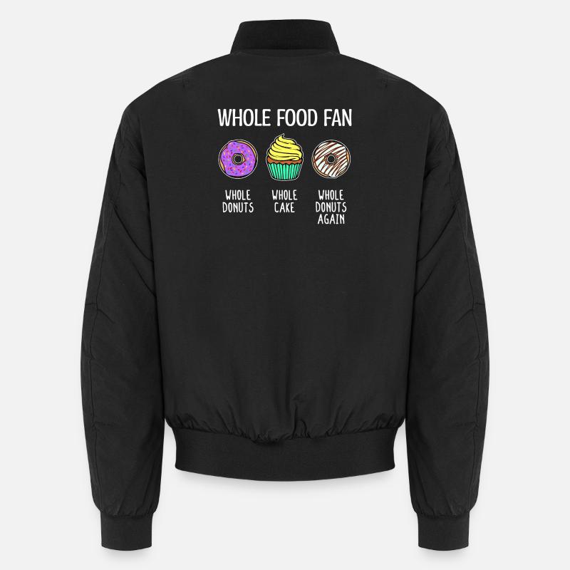 Donut Statement Candy Cake Cupcake - Bomber unisexe - noir