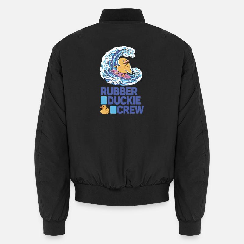Canard en caoutchouc Équipage de canard en caoutchouc Bomber unisexe