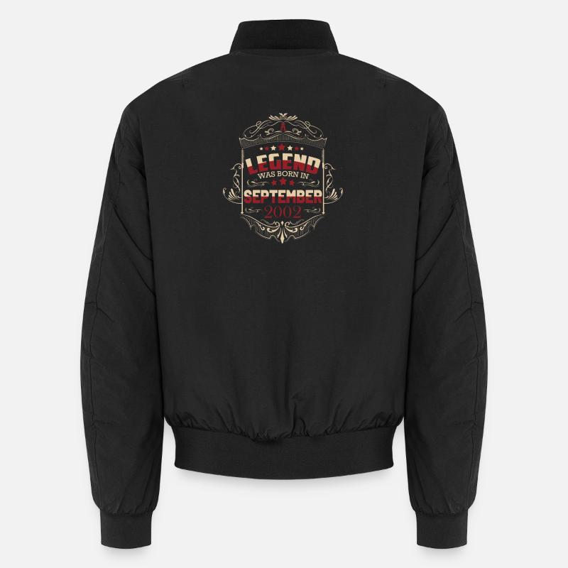 Eine Legende wurde im September 2002 geboren Unisex Bomberjacke