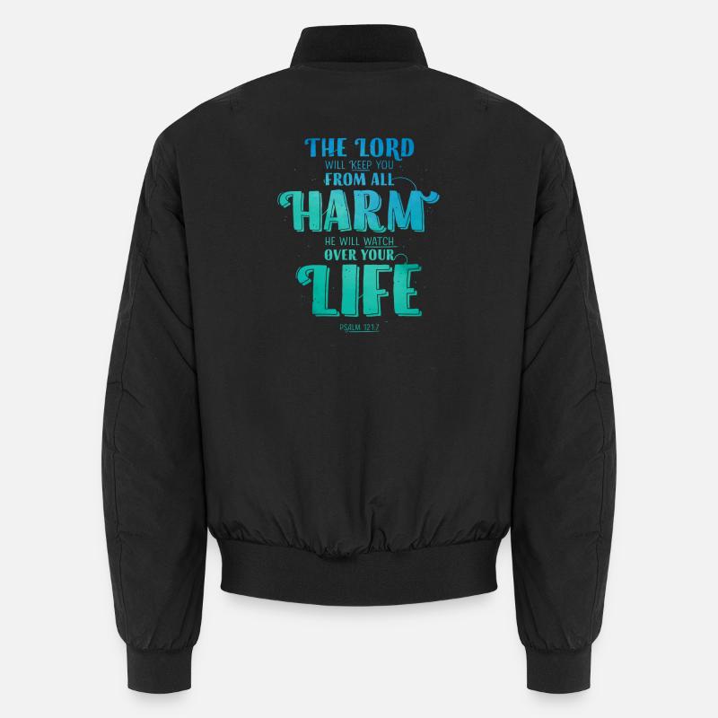 The Lord will keep you from all harm Unisex Bomberjacke