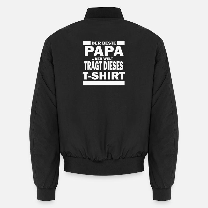 Der Beste Papa Unisex Bomberjacke