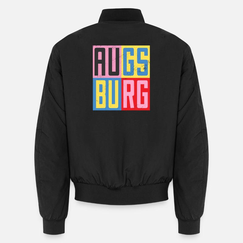 Augsburg Design - Unisex Bomberjacke - Schwarz