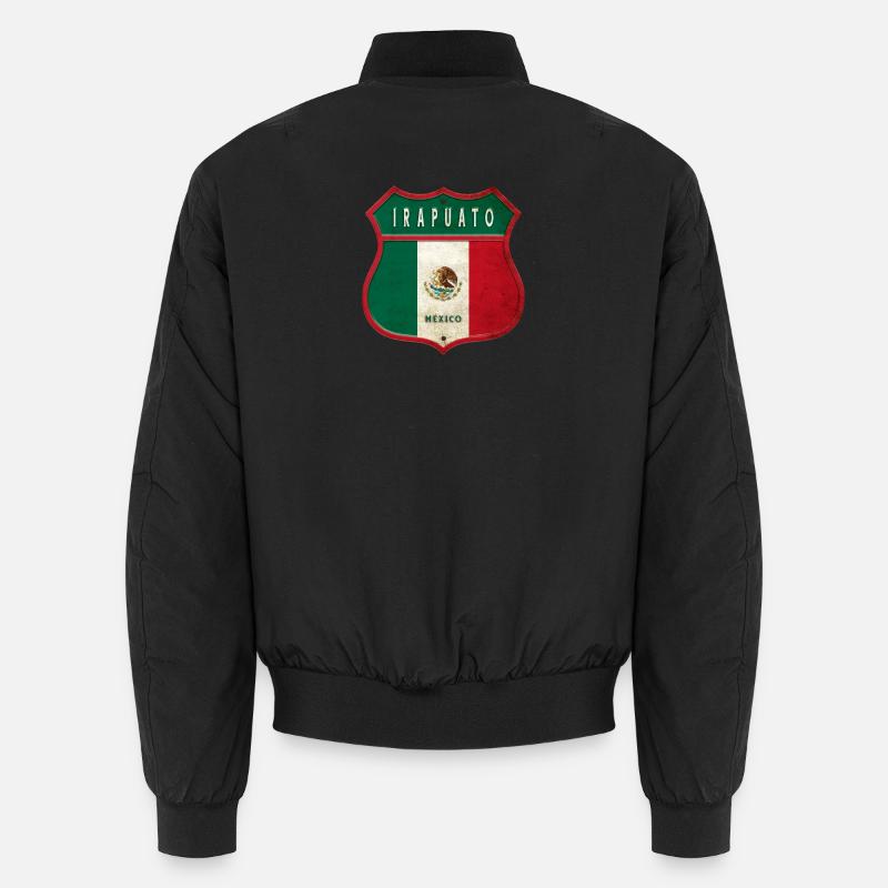 Irapuato Mexico crest design - Unisex Bomber Jacket - black
