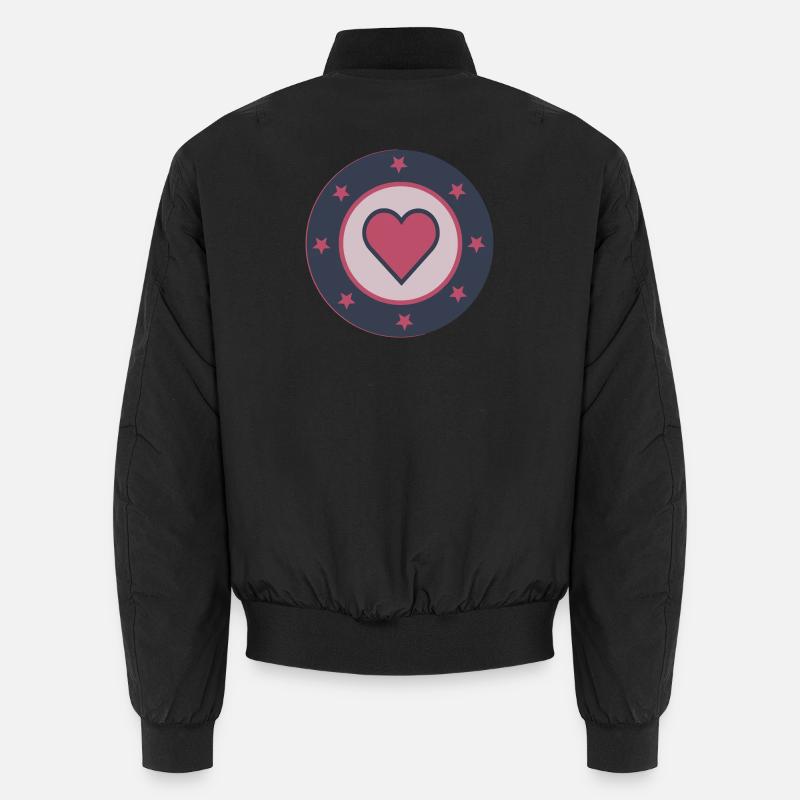 Sternenherz Unisex Bomberjacke