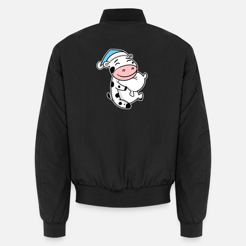 Kuh Baby - Unisex Bomberjacke - Schwarz