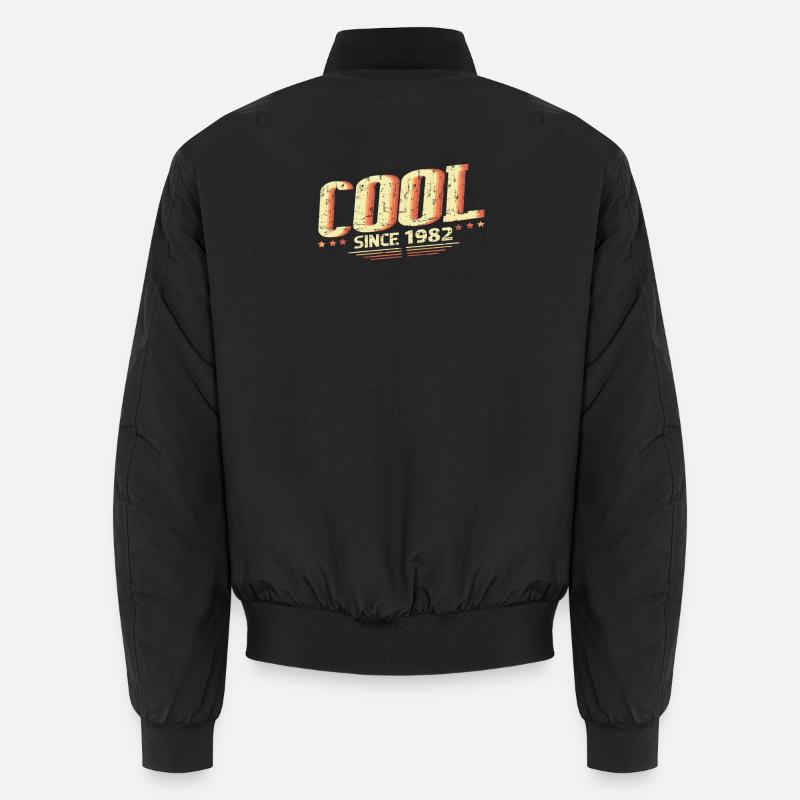 Cool seit 1982 - Unisex Bomberjacke - Schwarz